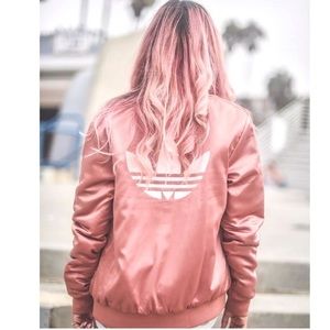 adidas rose gold jacket